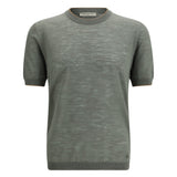 Short-sleeved linen blend Shirt