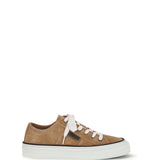 Shiny Tab suede Sneakers