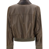 Glossy leather Jacket