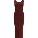Safety Pin Slip Midi Dress