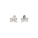 Pearl bow drop Earrings