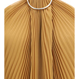 Plissé chiffon Top
