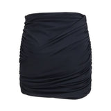 Draped swim Mini Skirt
