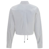 Cotton Shirt with drawstring waist