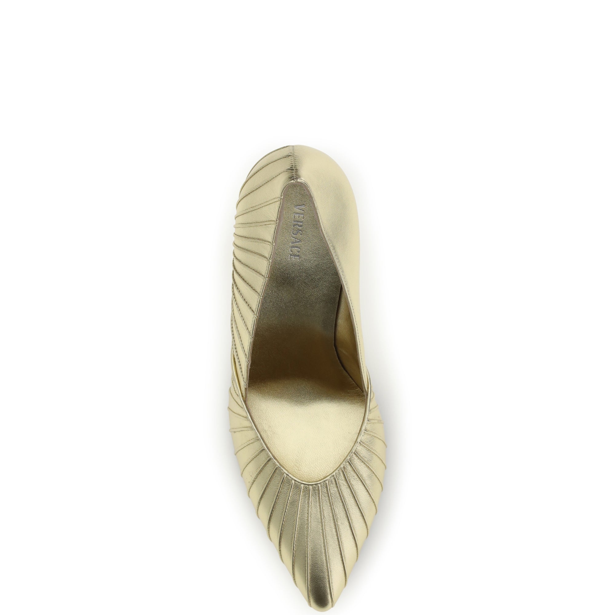 Metallic leather Pumps