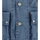 50 Fili Indigo Bleached Goggle Jacket