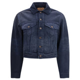 Curved-waist Trucker Jacket