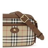 Check front pocket Shoulder Bag