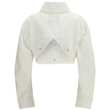Cocoon reversed-effect raw denim Jacket