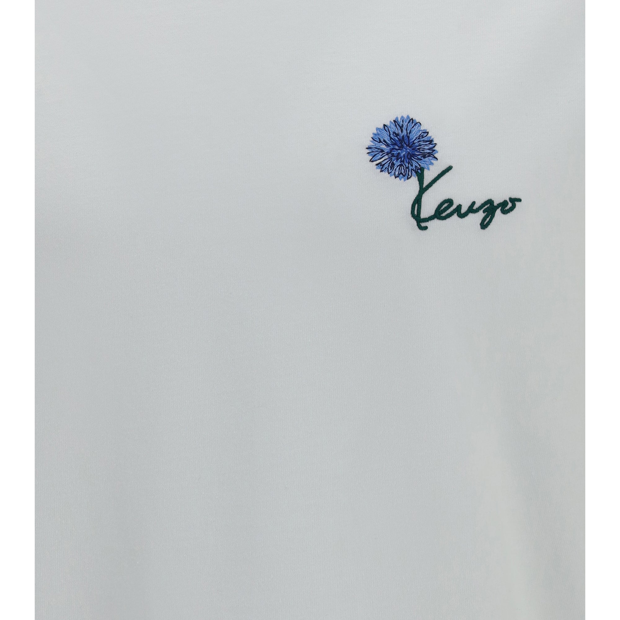 Kenzo Tulip embroidered cotton T-shirt