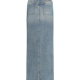 Denim circle Skirt