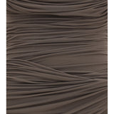 Draped high-neck Dress
