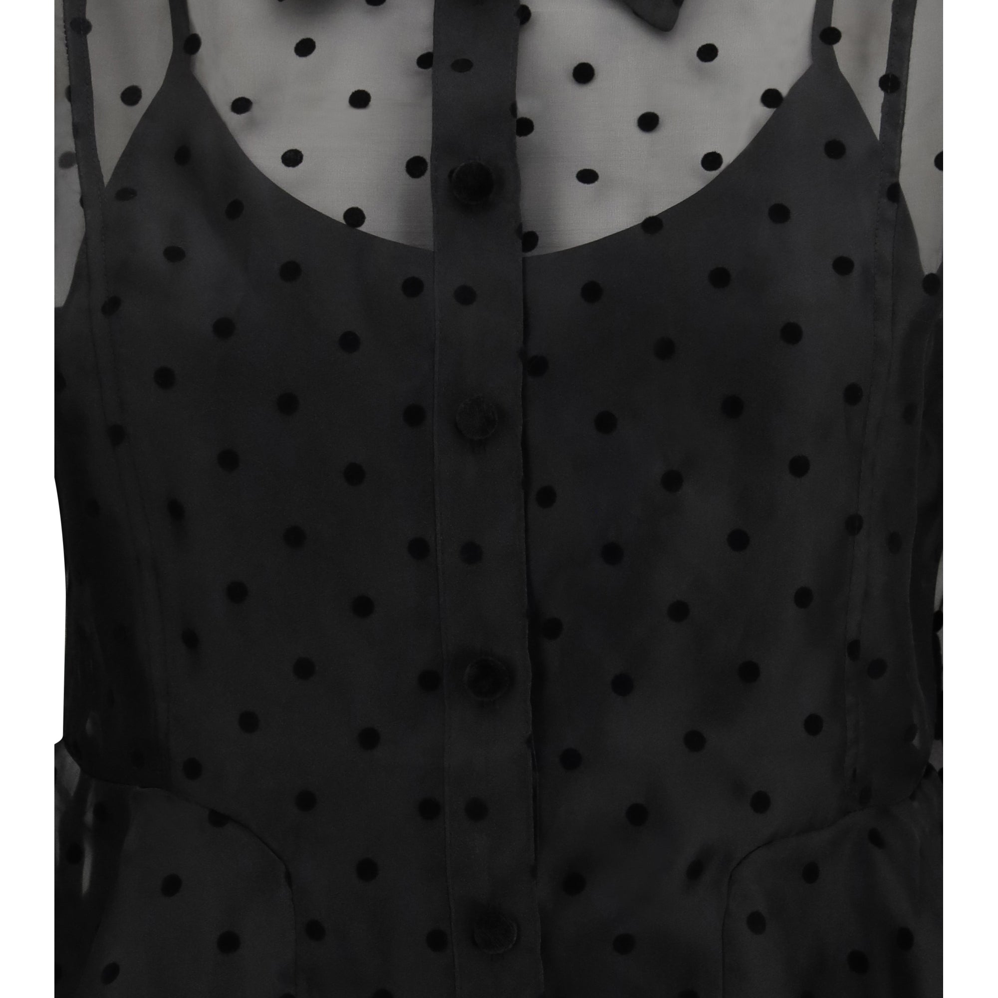 Polka dot organza Shirt