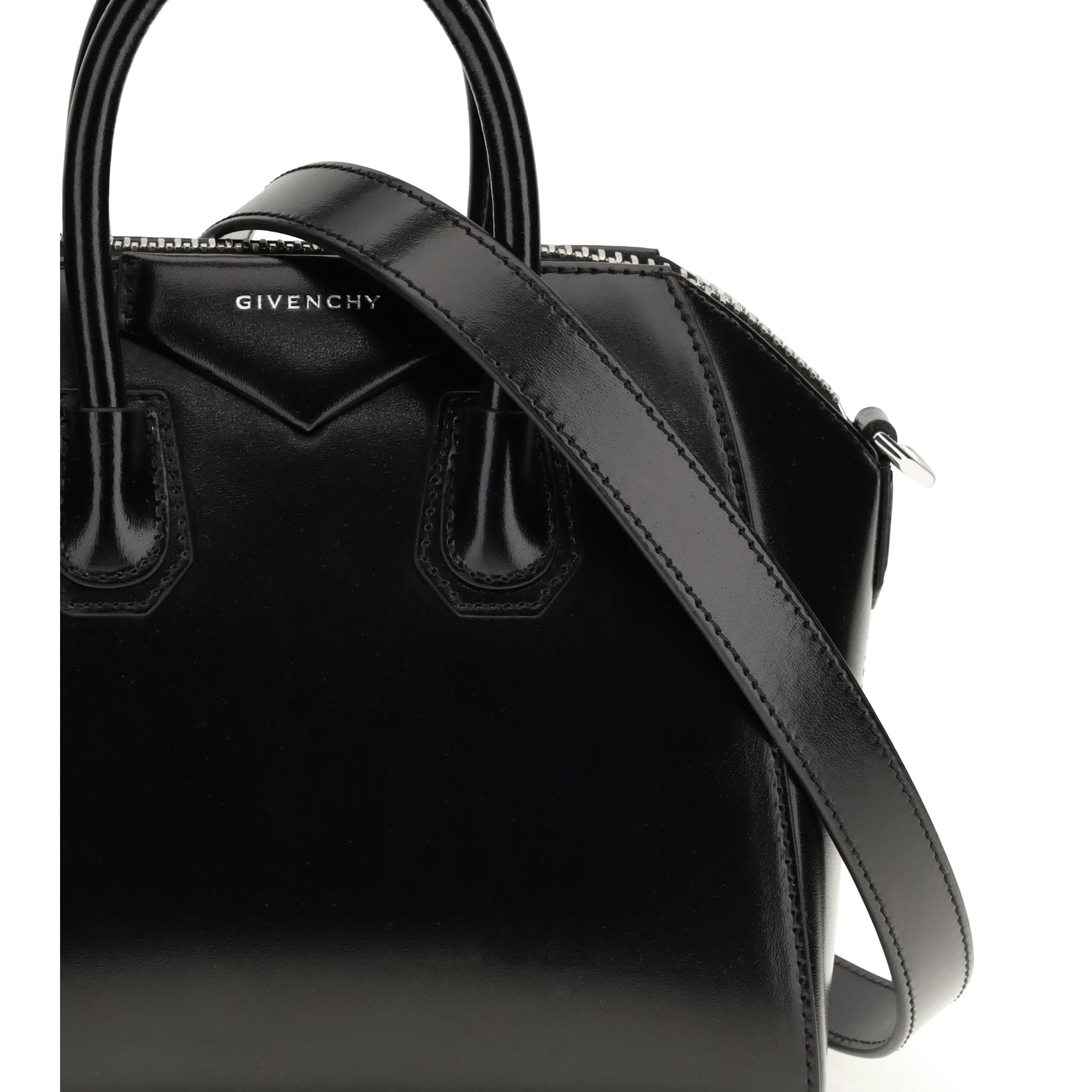 Box leather Antigona mini Handbag