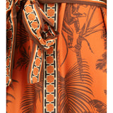 Monkey Dance Silk Shirtdress