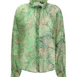 Paisley ruffled Shirt