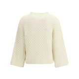 Jumper crafted from Platinum yarn with micro sequins