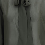 Lavallière Neckline Blouse