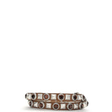 Leather Belt with jeweled studs