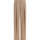 Straight silk Pants
