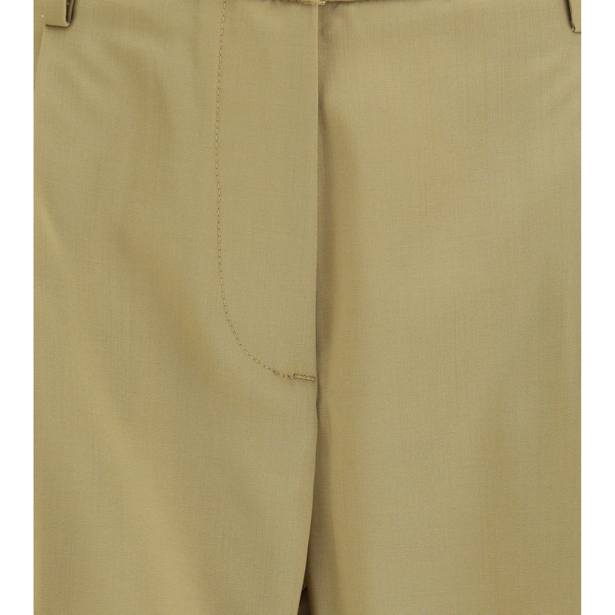 Wide-leg virgin wool Pants