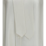 Oversized fluid silk satin Shirt
