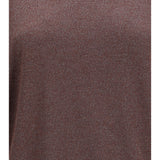 Short-sleeve cashmere and silk Sweater