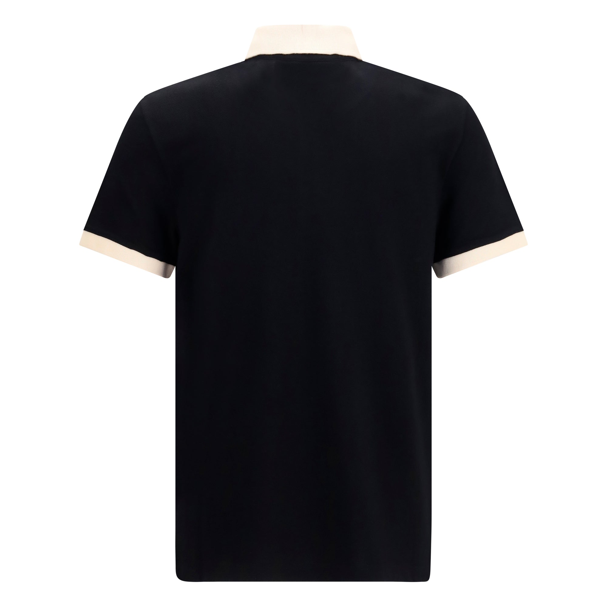 Polo with contrast trims