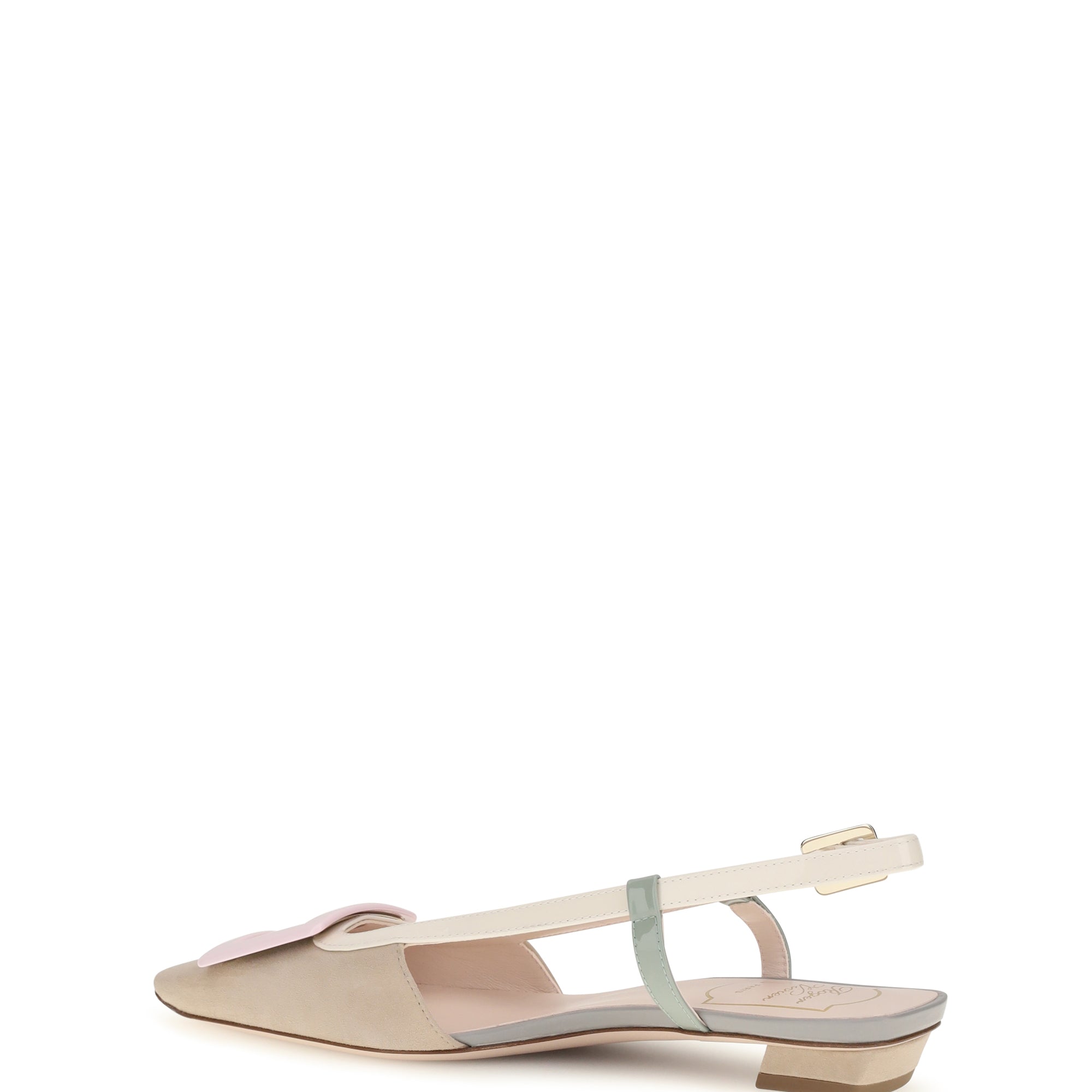 Suede Belle Vivier slingback Ballerinas