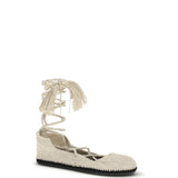 The Sound Of The Sea lace-up Ballerinas