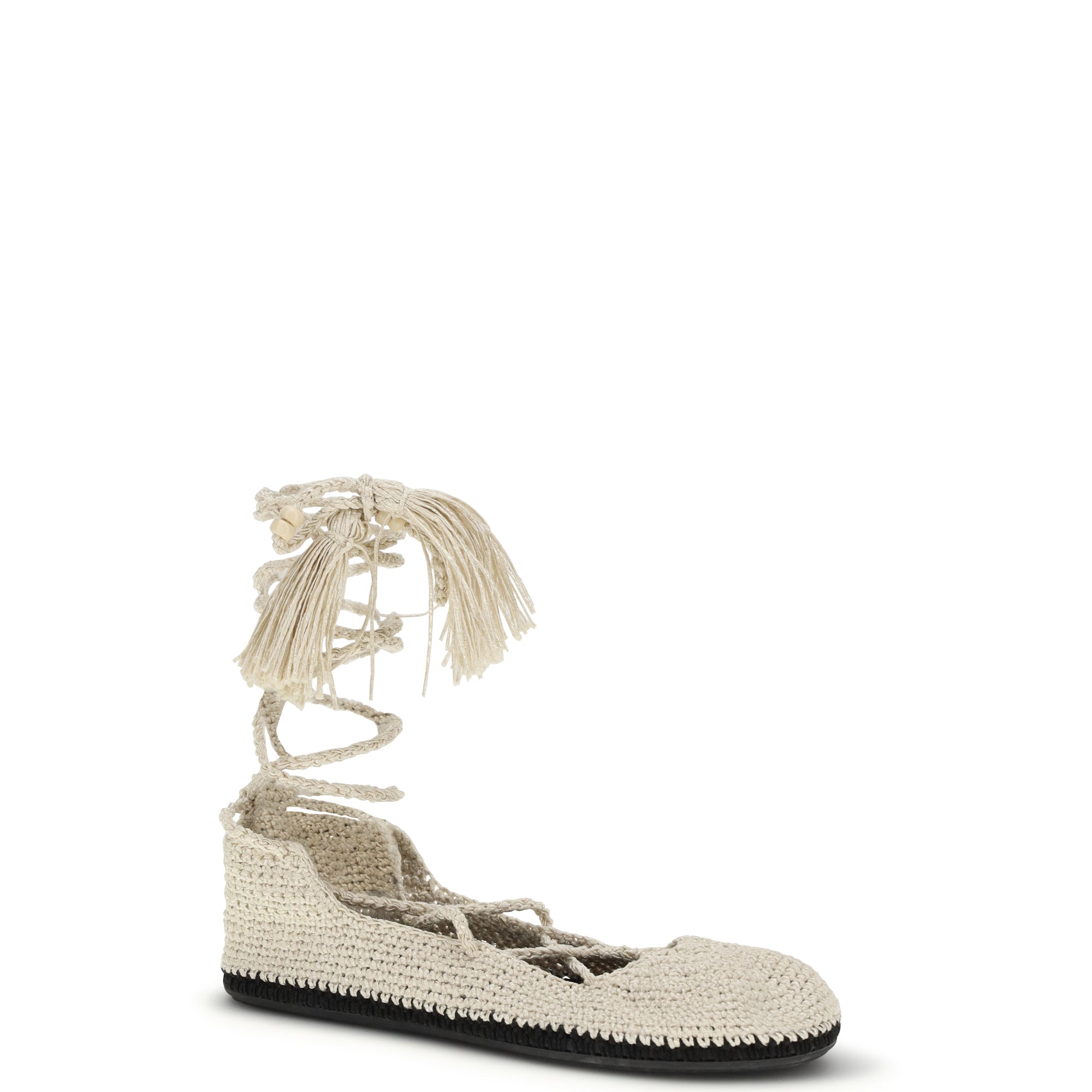 The Sound Of The Sea lace-up Ballerinas
