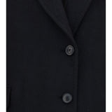 Manta coat in mohair and wool blend