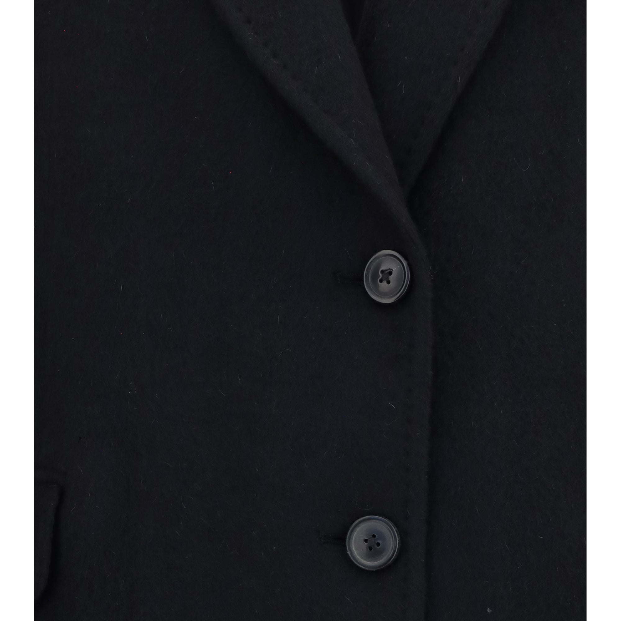 Manta coat in mohair and wool blend