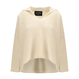 Sweater with polo collar