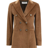 Double-breasted corduroy Blazer