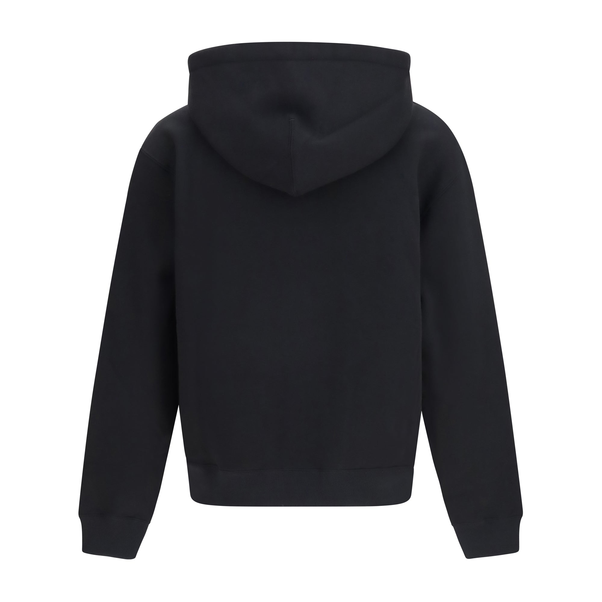 Cotton logo-detail Hoodie