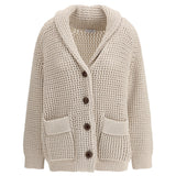 Cotton feather Cardigan
