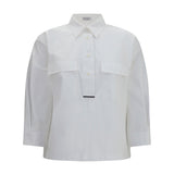 Cotton Shirt with monili details