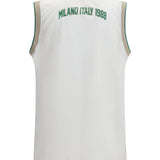 Logo Lounge Mesh Tank Top