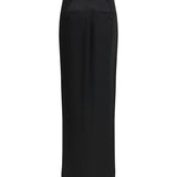 Tailored crepe envers satin Skirt