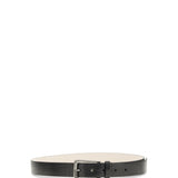 Carved leather Belt with Shimmering Buckle