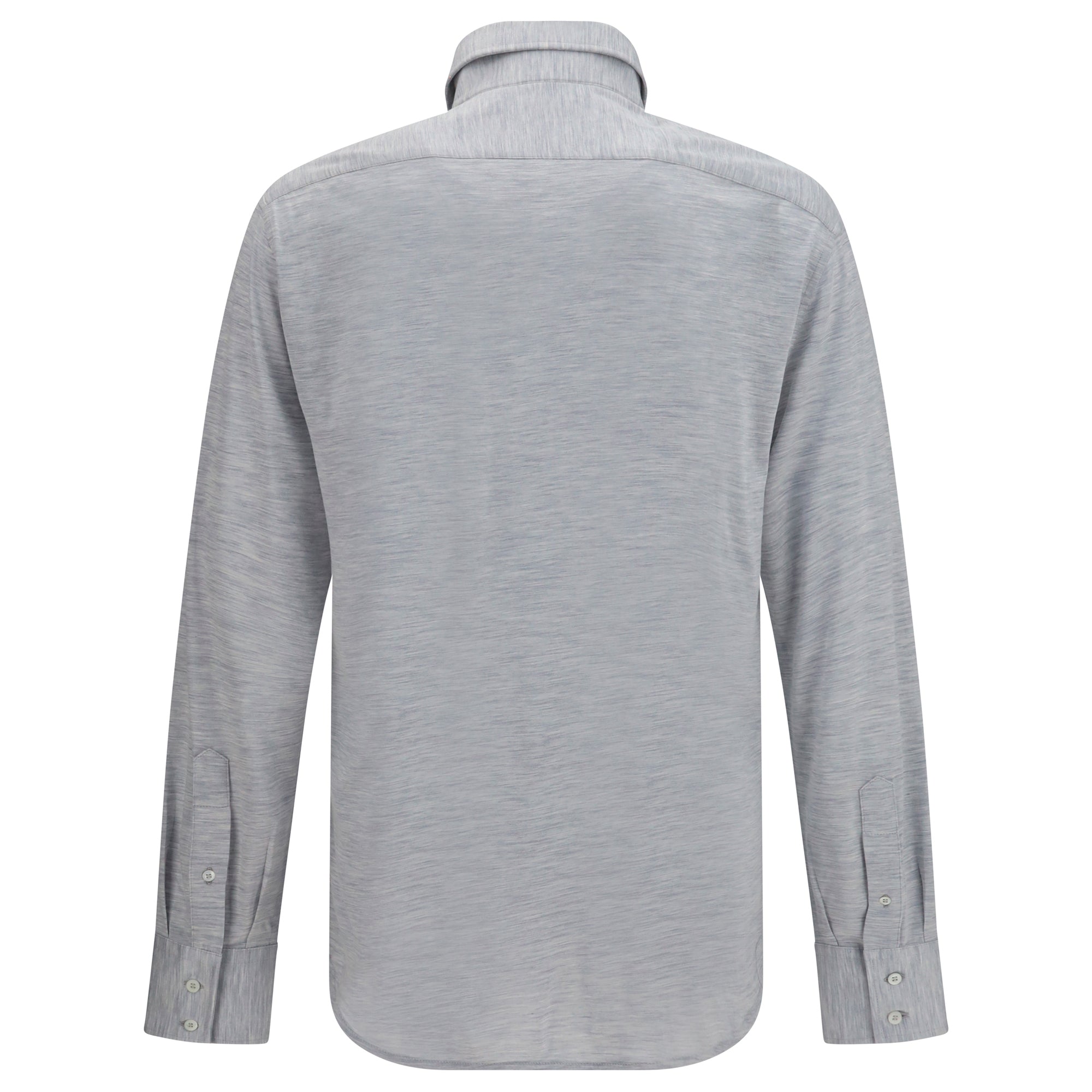 Silk and cotton jersey Shirt with spread collar