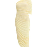 Draped Midi Dress