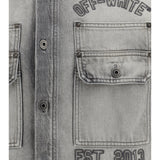 Diag Military Overshirt in denim