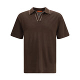 Knitted Polo with short sleeves