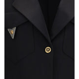 Cropped wool Blazer