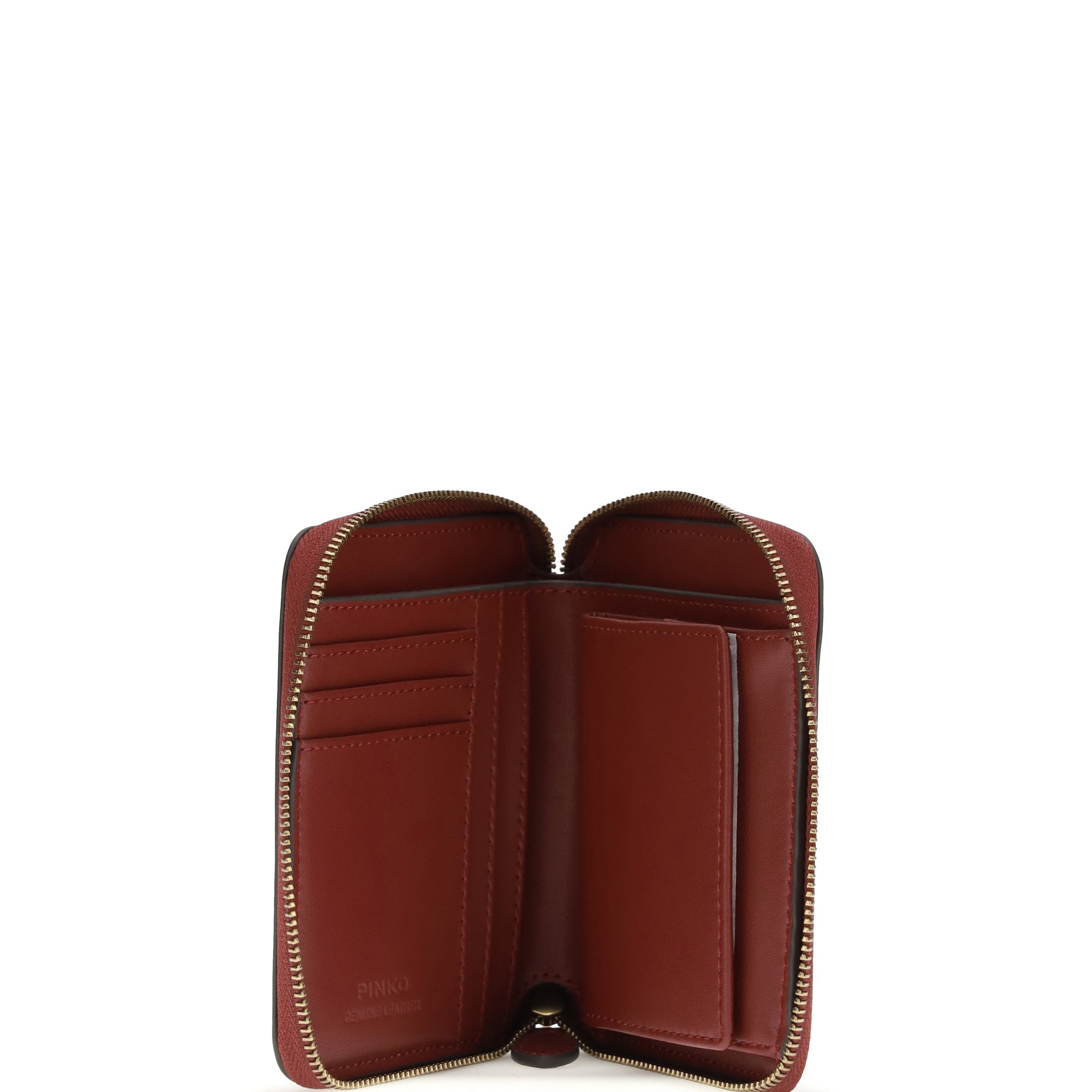 Leather zip-around Wallet
