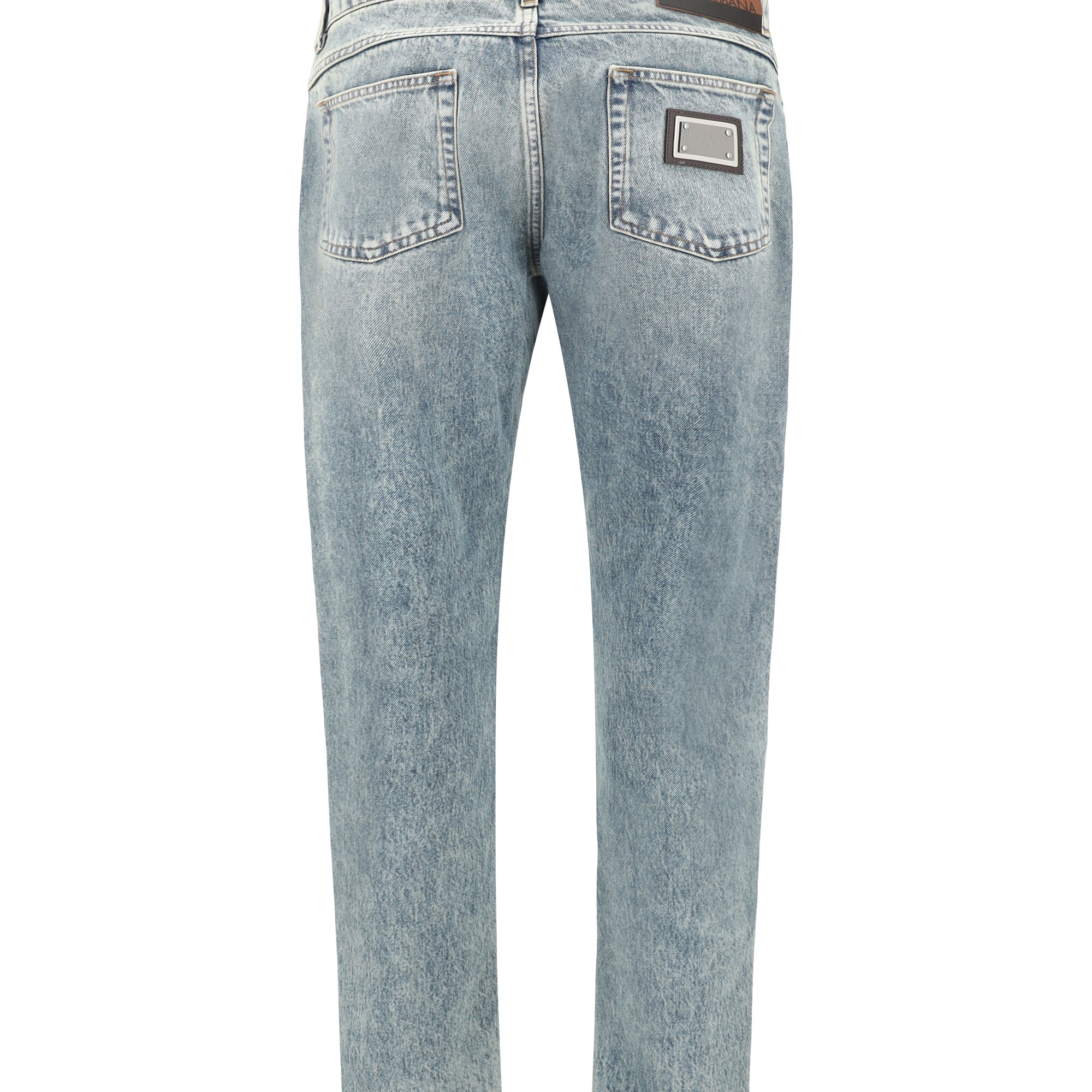 Worn-effect Jeans