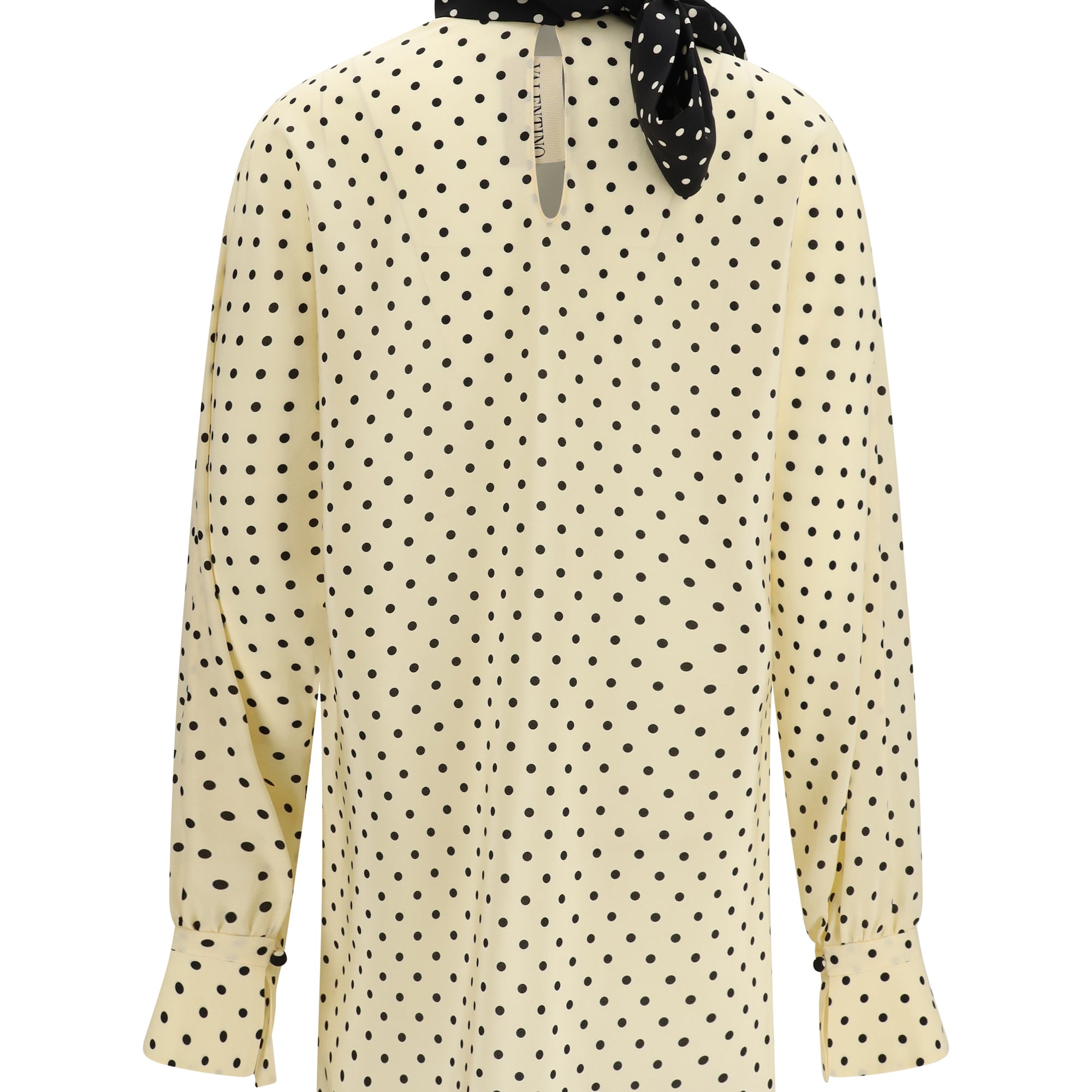 Polka dot Blouse with side bow