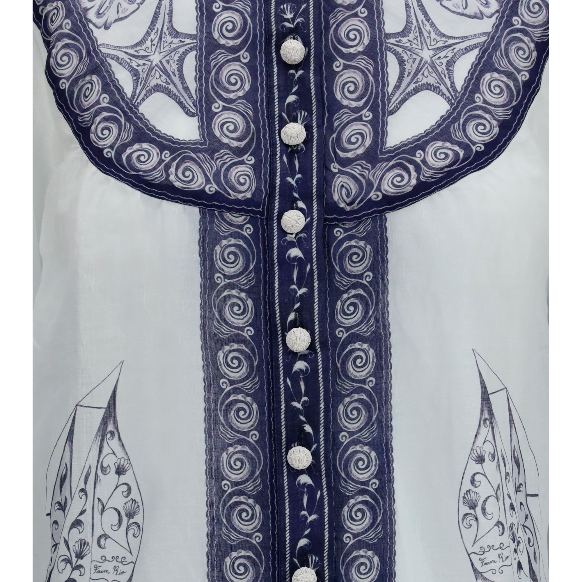 Seaside print Blouse